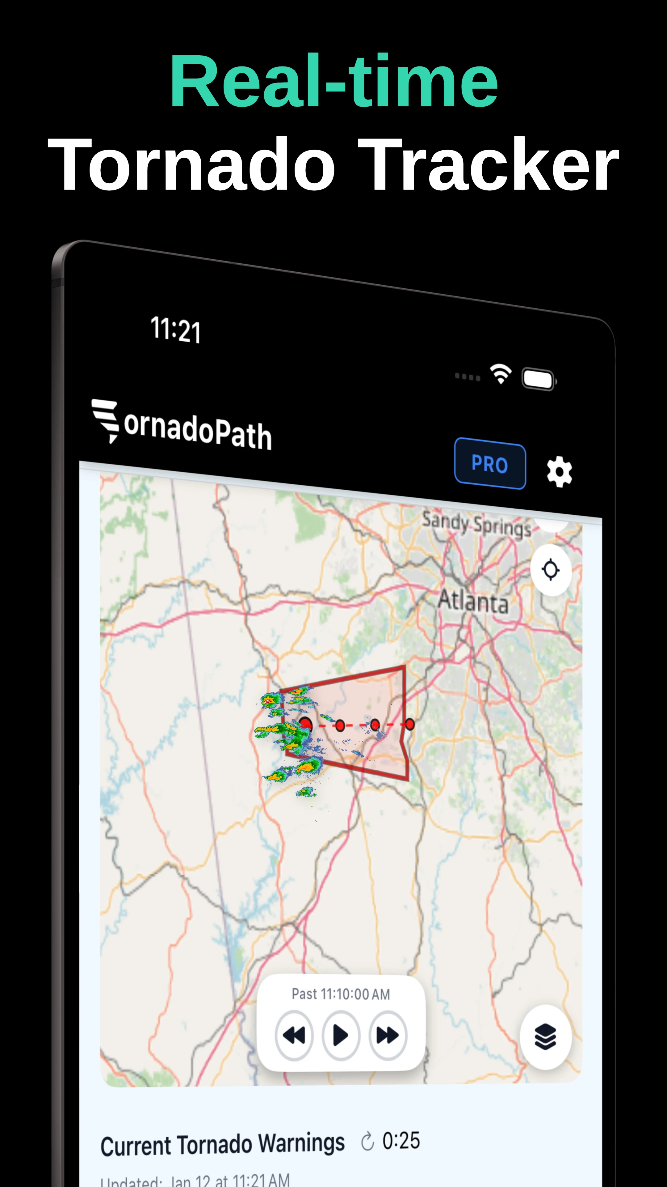 Tornado Tracker by TornadoPath screenshot