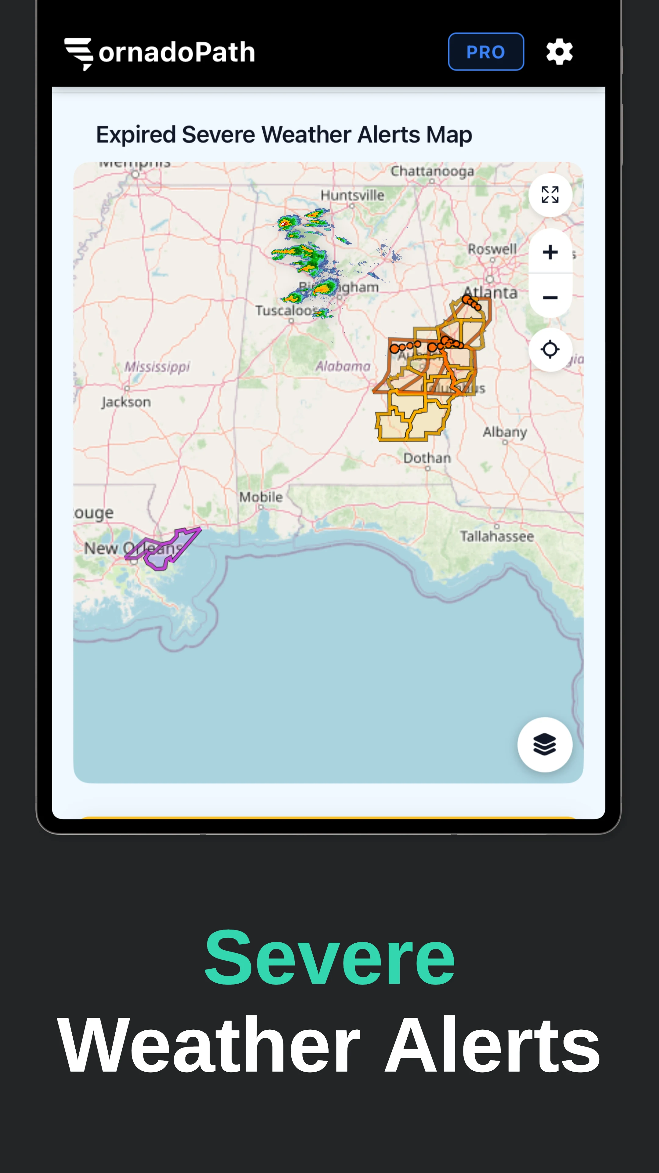 Tornado Tracker by TornadoPath screenshot