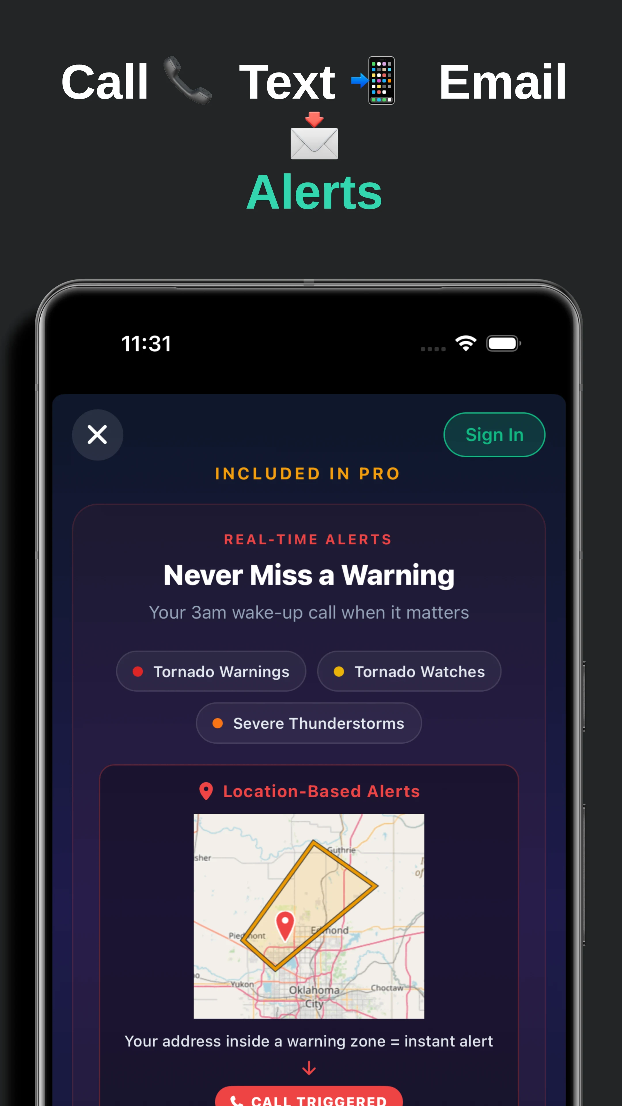 Tornado Tracker by TornadoPath screenshot