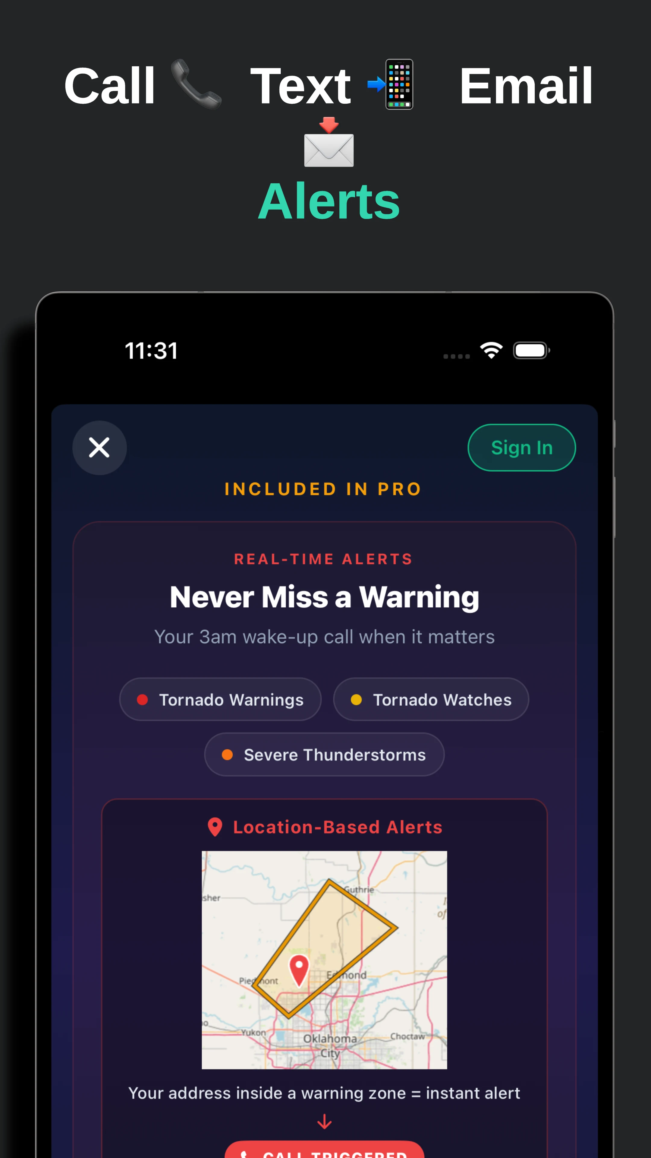 Tornado Tracker by TornadoPath screenshot