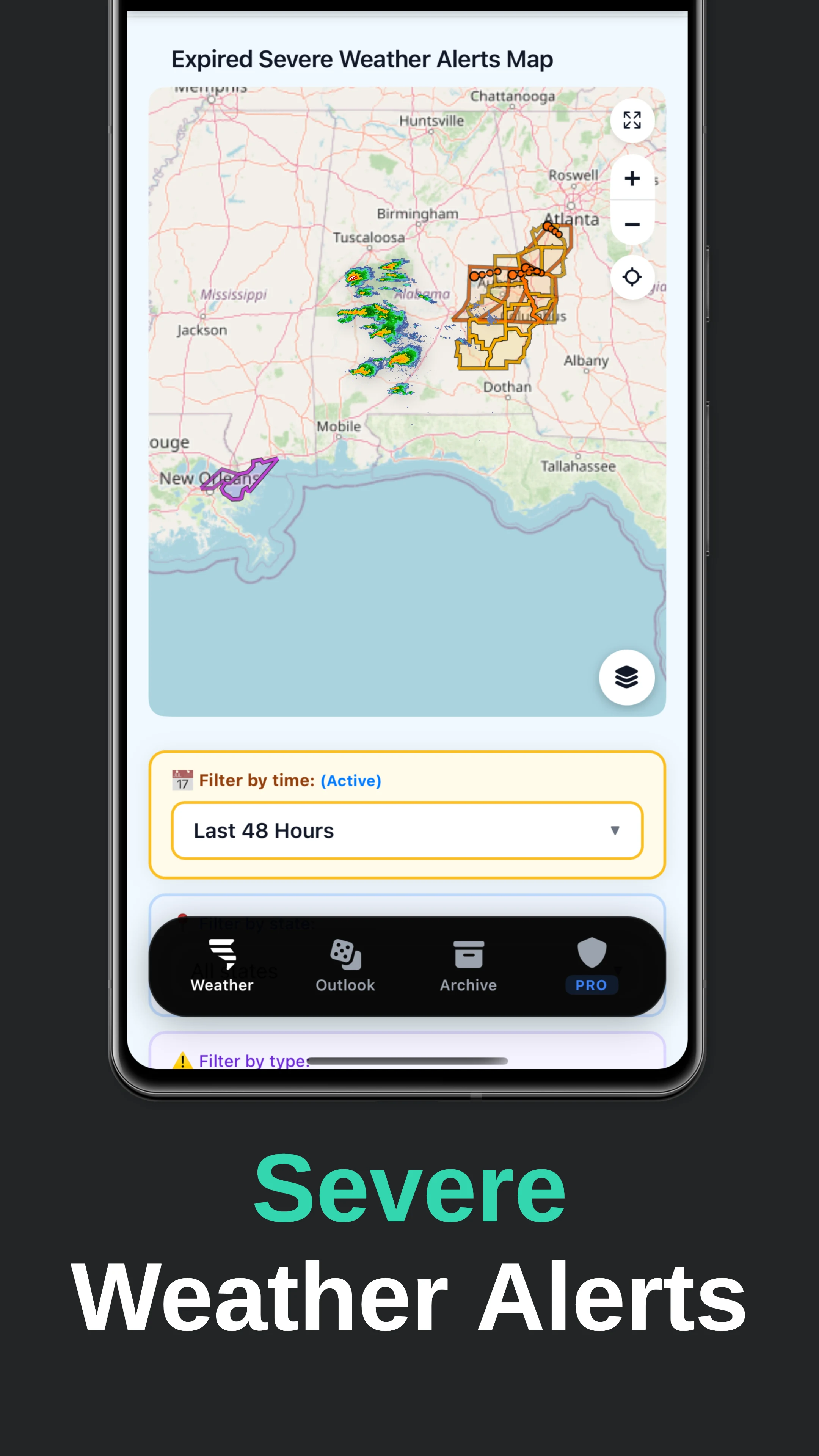 Tornado Tracker by TornadoPath screenshot